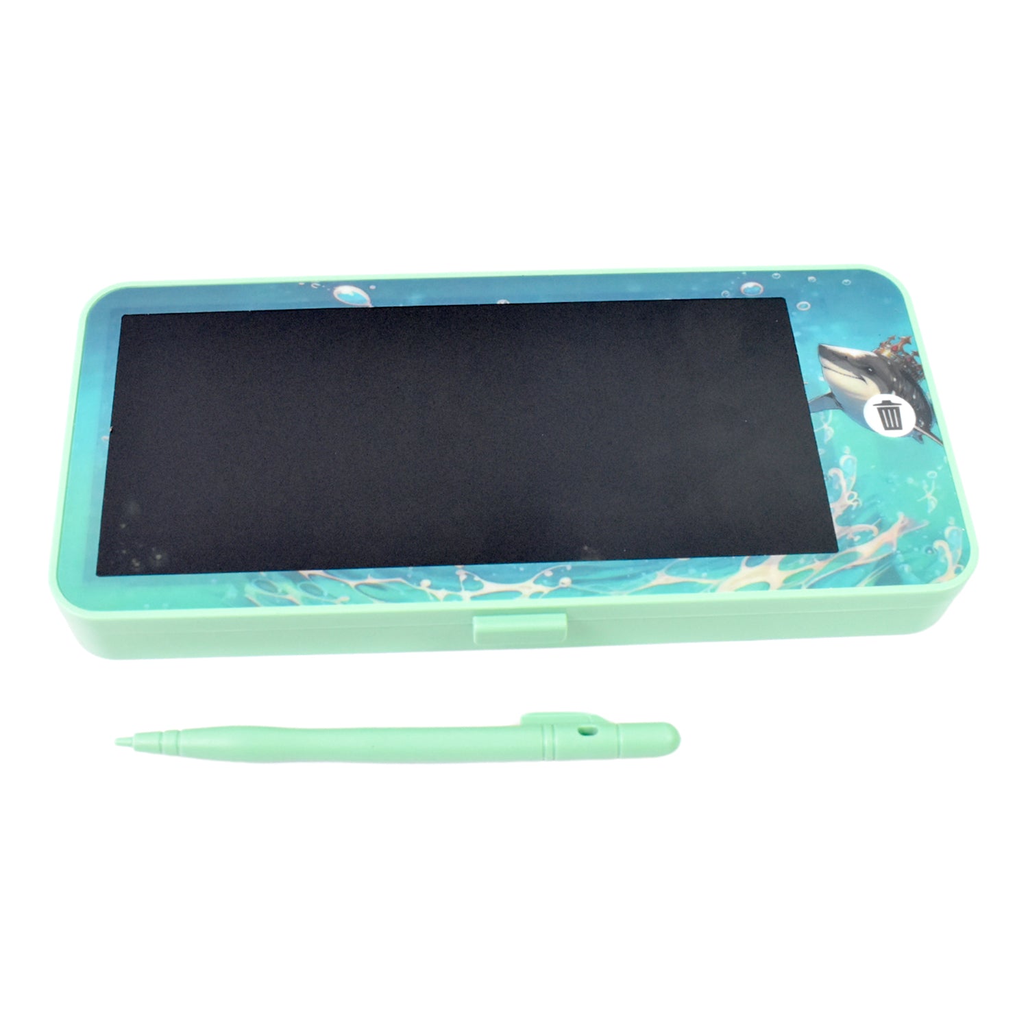 05_8d563bf0-81be-4c4c-9a0d-7b10851fa9c0_1500x1500.jpg LCD Drawing Pen Case | Blue Multi-Function Pencil Box with Digital Writing Pad | Reusable Doodle Tablet & Stationery Organizer (1 Pc) - Image 1
