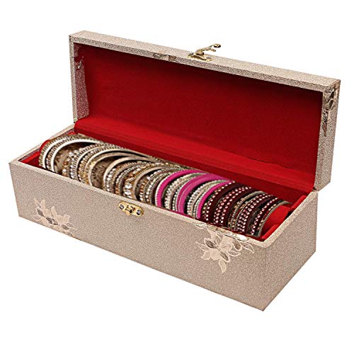 51RSbwZrQWL.jpg Premium Velvet Bangle Box Organizer - 1 Slot Multi-Slot Jewellery Storage Box for Women - Elegant Bangle Holder and Travel-Friendly Gift Case (Multi Colour) - Image 1