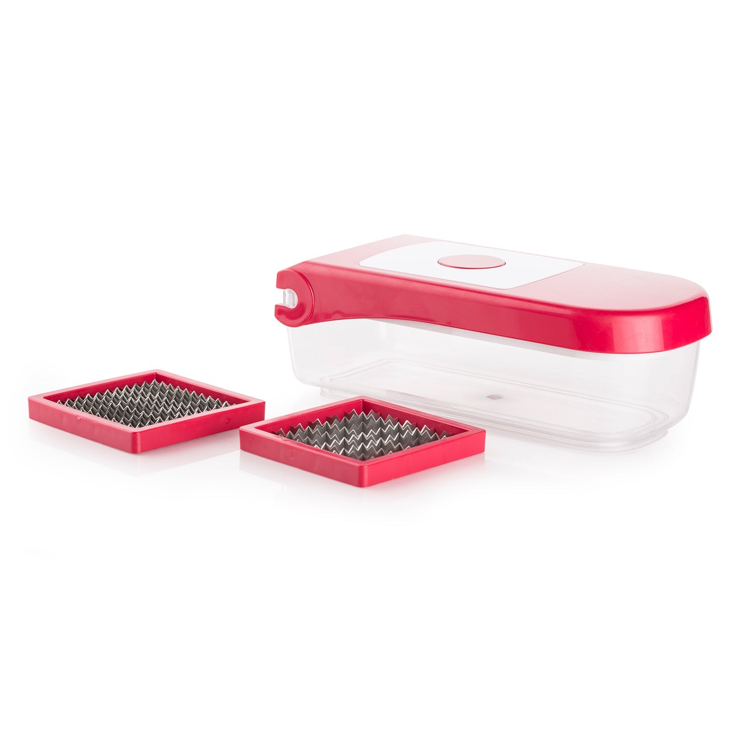 7image_0ebb60bd-b6a2-468c-acb4-e588e86514e0_1500x1500.jpg Plastic Chopper Vegetable and Fruit Cutter, Red - Image 1